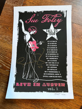Load image into Gallery viewer, Signed Sue Foley Live In Austin Tour Poster
