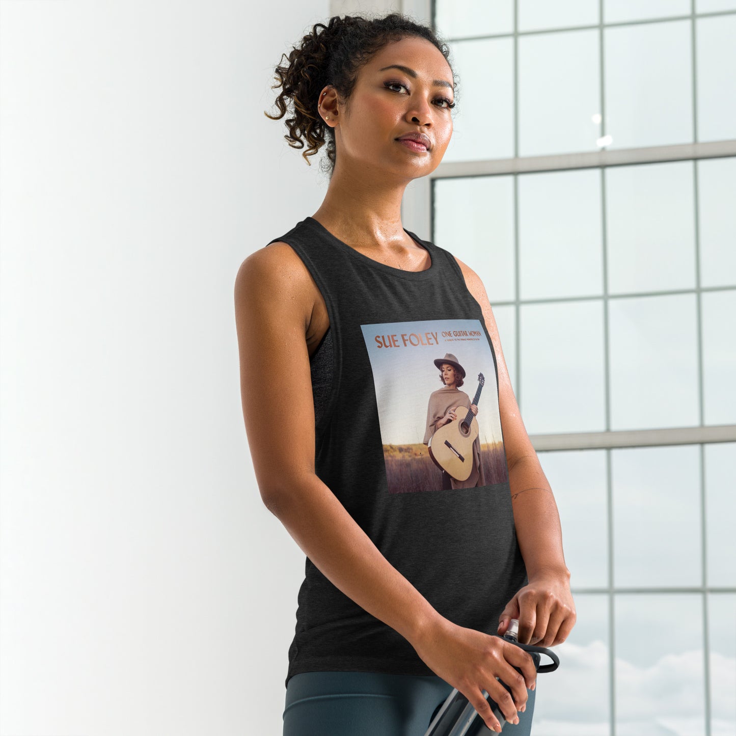 One Guitar Woman Ultra-thin Tank