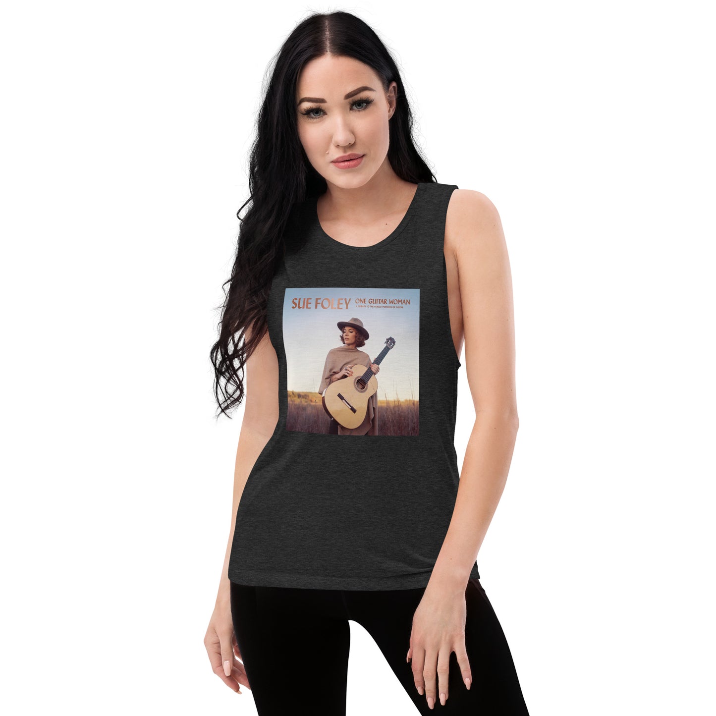 One Guitar Woman Ultra-thin Tank