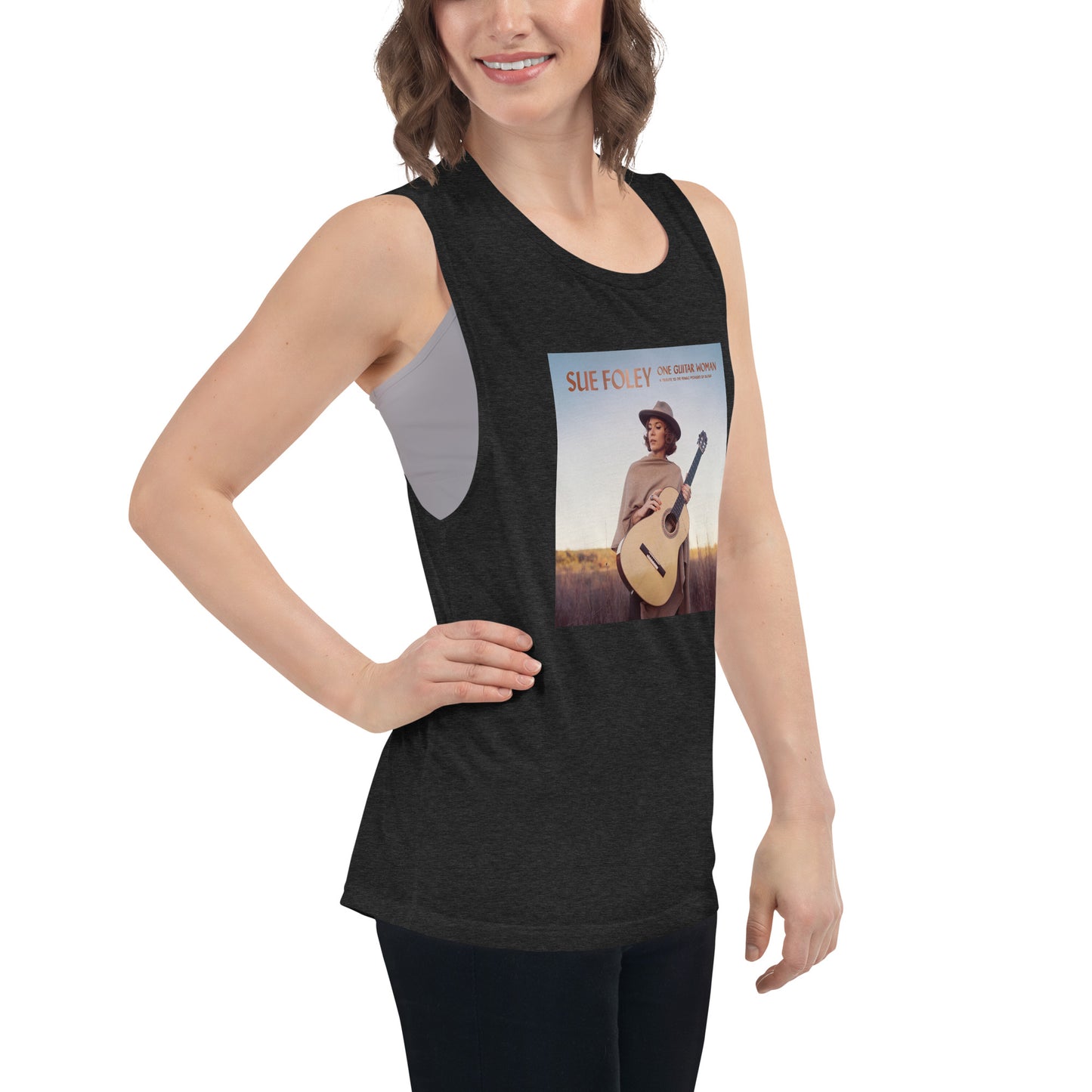 One Guitar Woman Ultra-thin Tank