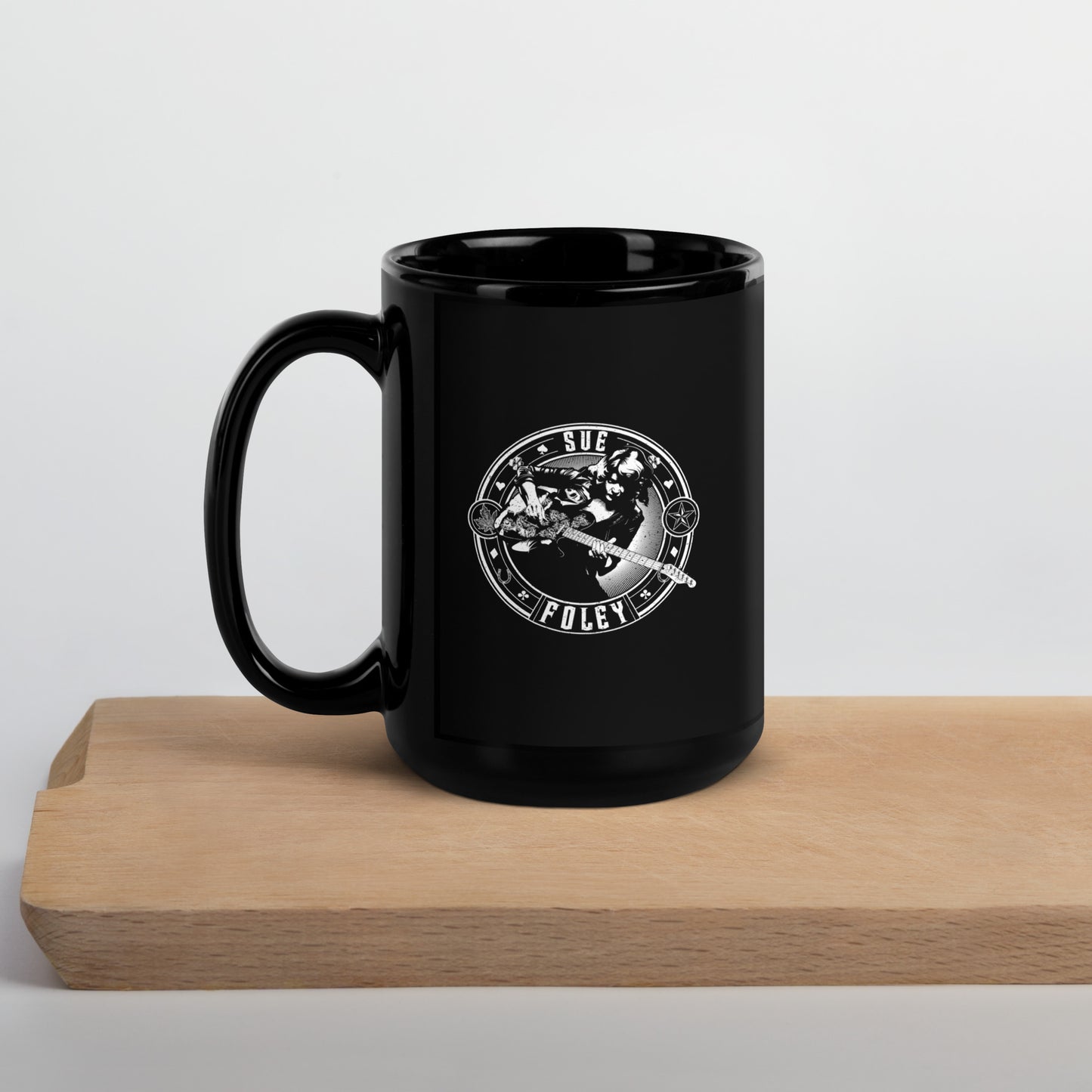 Sue Foley 2022 Large Black Mug