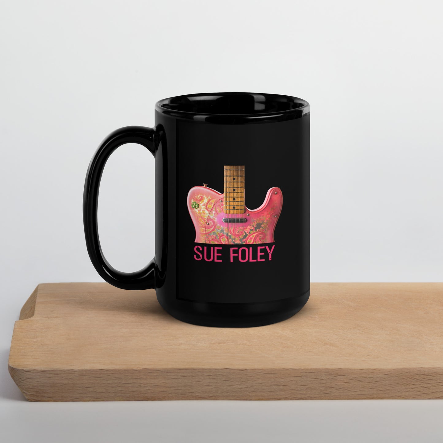Pinky Large Black Mug