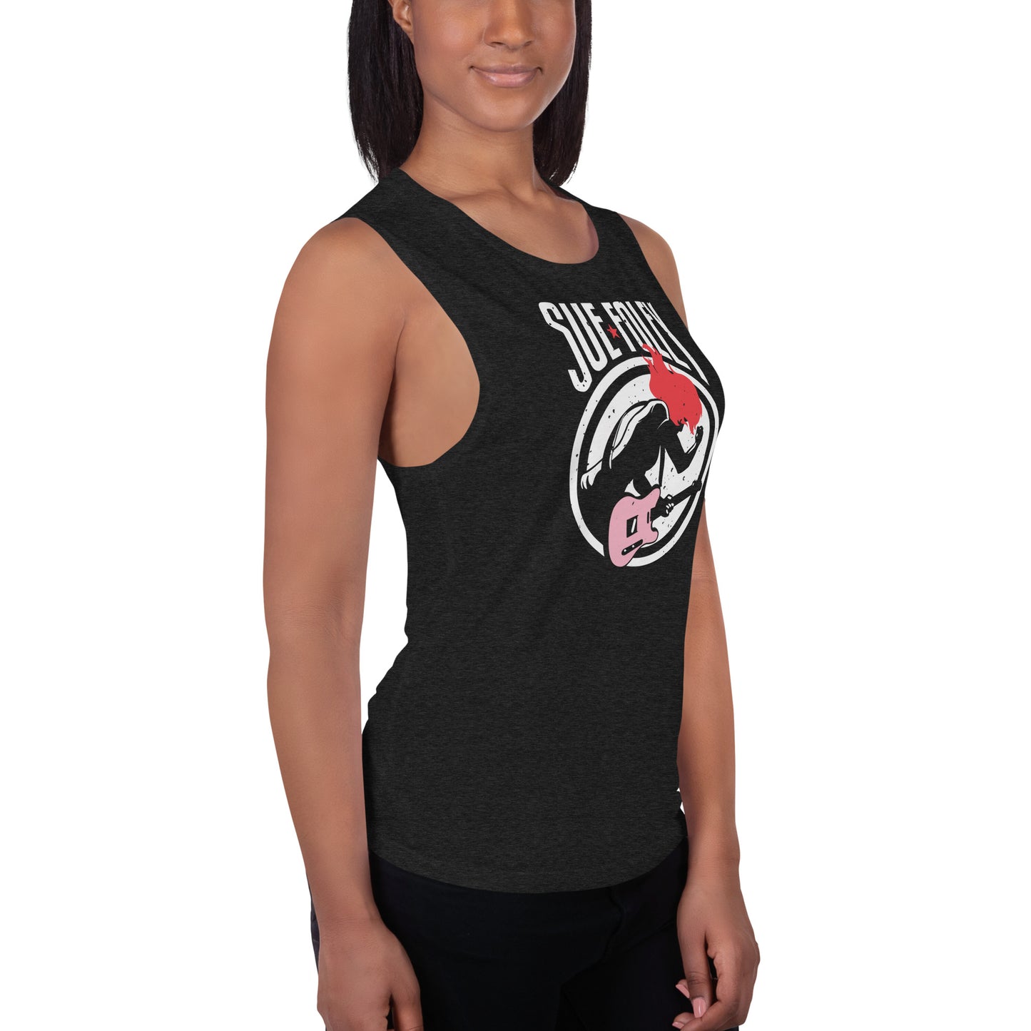 Sue Foley Guitar Woman Ultra-thin Tank