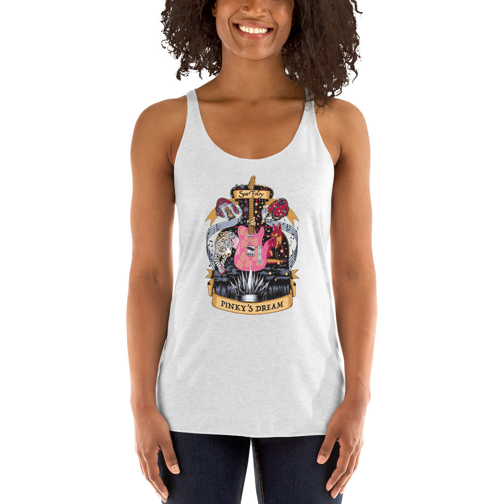 Pinky's Dream Racerback Tank (Black, or White)