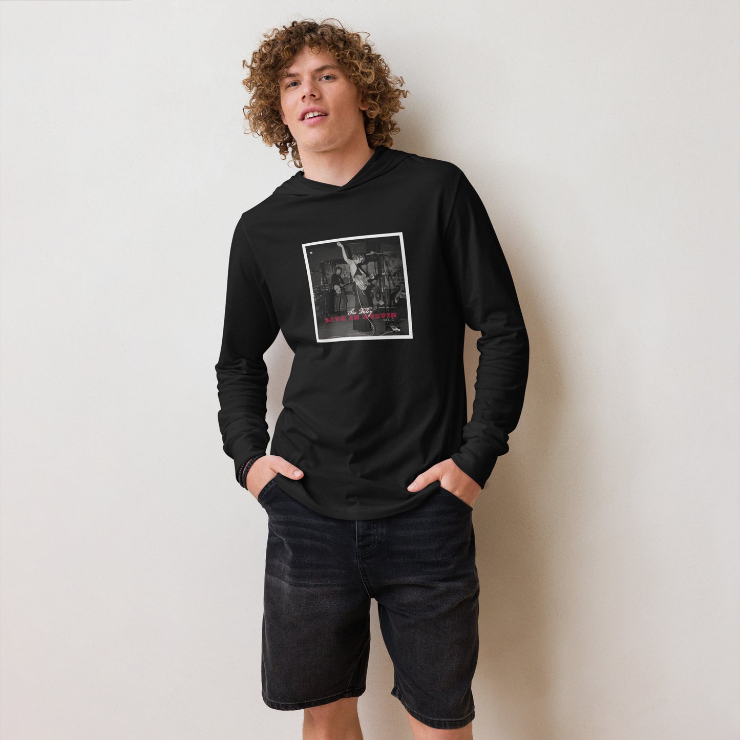 Live in Austin Hooded Long-sleeve T-Shirt
