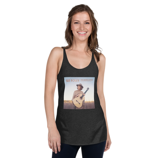 Sue Foley One Guitar Woman Racerback Tank