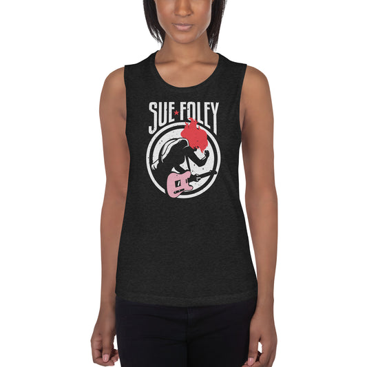 Sue Foley Guitar Woman Ultra-thin Tank