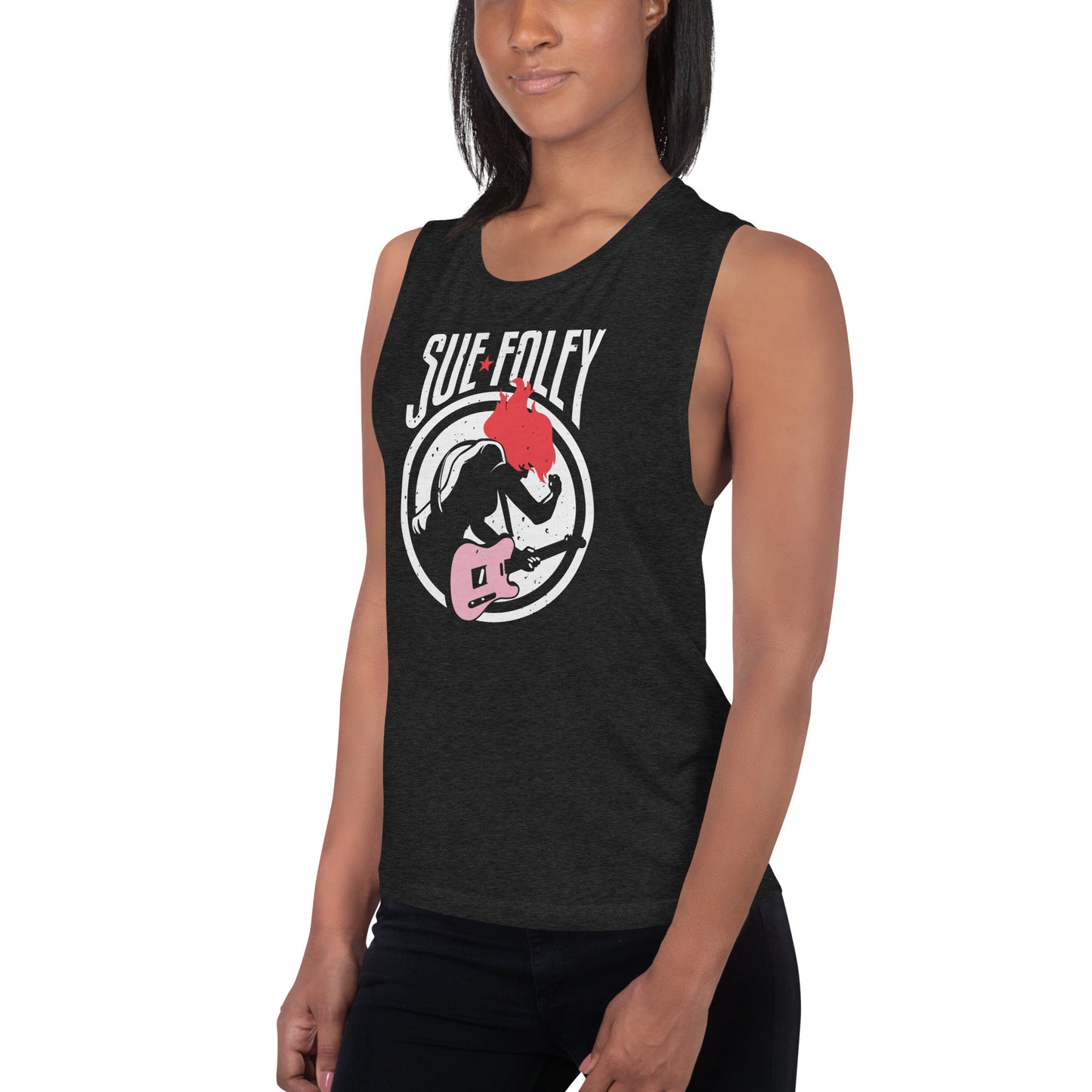 Sue Foley Guitar Woman Ultra-thin Tank