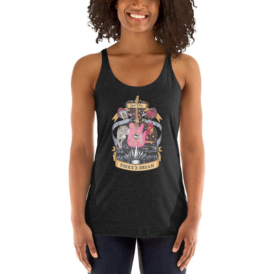 Pinky's Dream Racerback Tank (Black, or White)